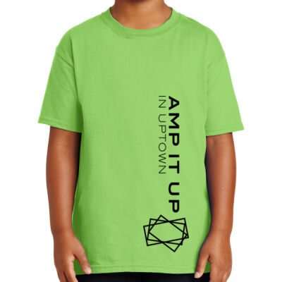 Youth AMP IT UP Lime Tee Thumbnail